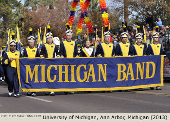 University of Michigan Marching Band 2013/2014 Fiesta Bowl Parade