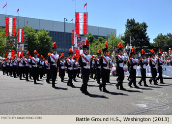 Battle Ground Washington High School Marching Band 2013 Grand Floral Parade Photo