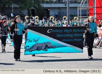 Century High School Oregon Marching Band 2013 Grand Floral Parade Photo