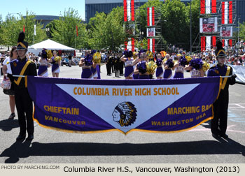 Columbia River Washington High School Marching Band 2013 Grand Floral Parade Photo