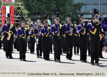 Columbia River Washington High School Marching Band 2013 Grand Floral Parade Photo