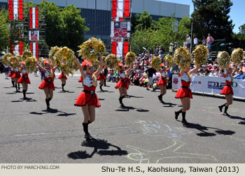 Shu-Te Commercial High School Marching Band Taiwan 2011 Grand Floral Parade Photo