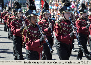 South Kitsap Washington High School Marching Band 2013 Grand Floral Parade Photo