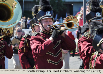 South Kitsap Washington High School Marching Band 2013 Grand Floral Parade Photo