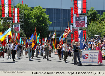 Columbia River Peace Corps Association 2013 Grand Floral Parade Photo