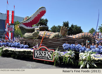 Resers Fine Foods Float 2013 Grand Floral Parade Photo