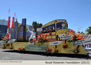 Royal Rosarian Foundation Float 2013 Grand Floral Parade Photo