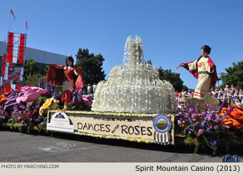 Spirit Mountain Casino Float 2013 Grand Floral Parade Photo