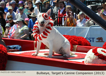 Bullseye, Target's Canine Companion 2013 Grand Floral Parade Photo