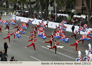 Bands of America Honor Band Indianapolis Indiana 2013 Rose Parade