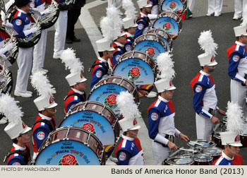 Bands of America Honor Band Indianapolis Indiana 2013 Rose Parade