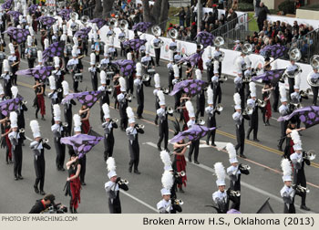 Broken Arrow High School Marching Band Broken Arrow Oklahoma 2013 Rose Parade