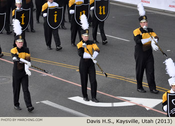 Davis High School Marching Band Kaysville, Utah 2013 Rose Parade