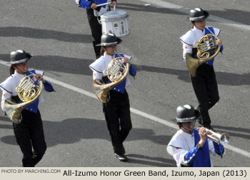 Green Band Association All-Izumo Honor Green Band Izumo Japan 2013 Rose Parade