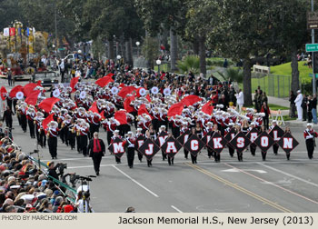 Jackson Memorial High School Marching Band Jackson New Jersey 2013 Rose Parade