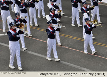 Lafayette High School Marching Band Lexington Kentucky 2013 Rose Parade