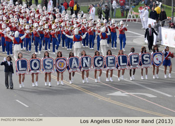 Los Angeles Unified School District Honor Marching Band 2013 Rose Parade