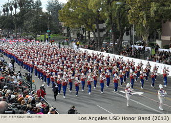 Los Angeles Unified School District Honor Marching Band 2013 Rose Parade