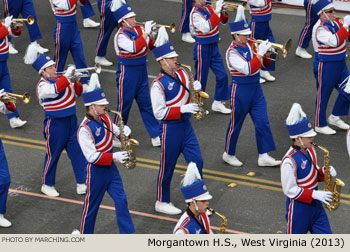 Morgantown High School Marching Band Morgantown West Virginia 2013 Rose Parade