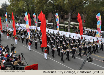 2013 Rose Parade Opening Production with Riverside City College Marching Band