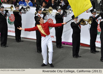 2013 Rose Parade Opening Production with Riverside City College Marching Band