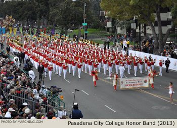 Pasadena City College Honor Marching Band 2013 Rose Parade