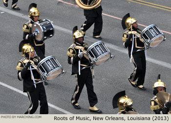 Roots of Music Marching Crusaders New Orleans Louisiana 2013 Rose Parade