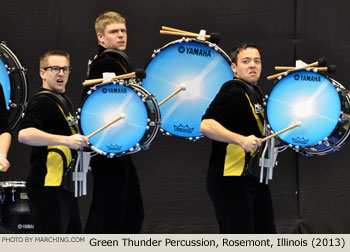 Green Thunder Percussion 2013 WGI World Championships Photo