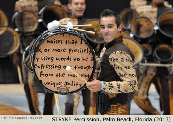 STRYKE Percussion Ensemble 2013 WGI World Championships Photo