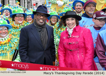 Al Roker and Amy Kule 2014 Macy's Thanksgiving Day Parade Photo