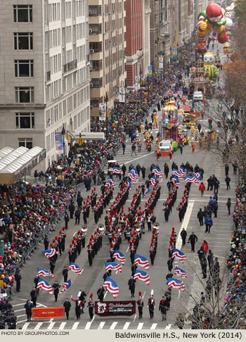 Baldwinsville H.S. Marching Band Baldwinsville New York 2014 Macy's Thanksgiving Day Parade Photo