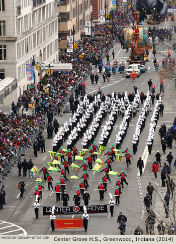 Center Grove H.S. Marching Band Greenwood Indiana 2014 Macy's Thanksgiving Day Parade Photo