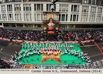 Center Grove H.S. Marching Band Greenwood Indiana 2014 Macy's Thanksgiving Day Parade Photo