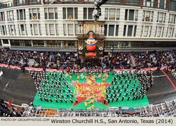 Winston Churchill H.S. Marching Band San Antonio Texas 2014 Macy's Thanksgiving Day Parade Photo