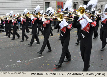 Winston Churchill H.S. Marching Band San Antonio Texas 2014 Macy's Thanksgiving Day Parade Photo