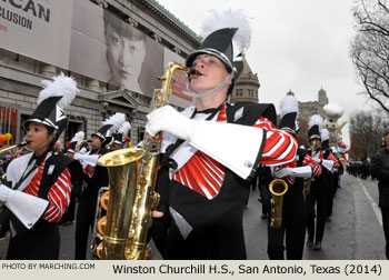 Winston Churchill H.S. Marching Band San Antonio Texas 2014 Macy's Thanksgiving Day Parade Photo