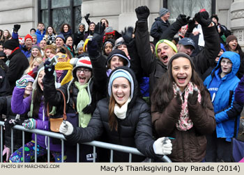 Crowd at the 2014 Macy's Thanksgiving Day Parade Photo