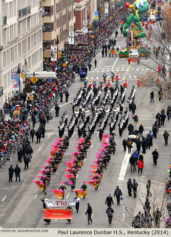 Paul Laurence Dunbar H.S. Marching Band Lexington Kentucky 2014 Macy's Thanksgiving Day Parade Photo