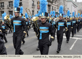 Foothill H.S. Marching Band Henderson Nevada 2014 Macy's Thanksgiving Day Parade Photo