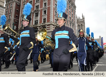 Foothill H.S. Marching Band Henderson Nevada 2014 Macy's Thanksgiving Day Parade Photo