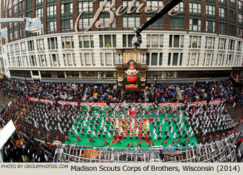 Madison Scouts Corps of Brothers Madison Wisconsin 2014 Macy's Thanksgiving Day Parade Photo