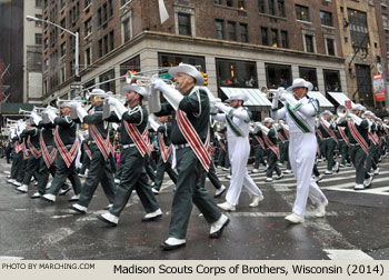 Madison Scouts Corps of Brothers Madison Wisconsin 2014 Macy's Thanksgiving Day Parade Photo