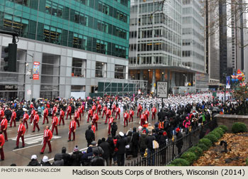 Madison Scouts Corps of Brothers Madison Wisconsin 2014 Macy's Thanksgiving Day Parade Photo