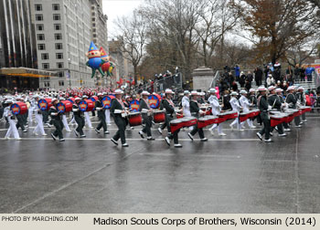 Madison Scouts Corps of Brothers Madison Wisconsin 2014 Macy's Thanksgiving Day Parade Photo