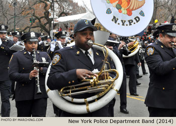 New York Police Department Band 2014 Macy's Thanksgiving Day Parade Photo