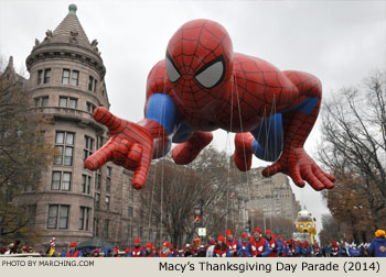 Spiderman Ballooon 2014 Macy's Thanksgiving Day Parade Photo