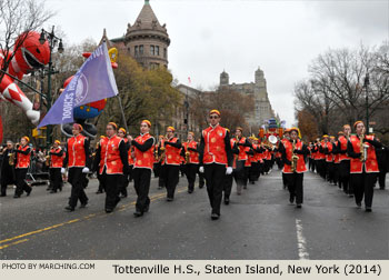 Tottenville H.S. Marching Band Staten Island New York 2014 Macy's Thanksgiving Day Parade Photo