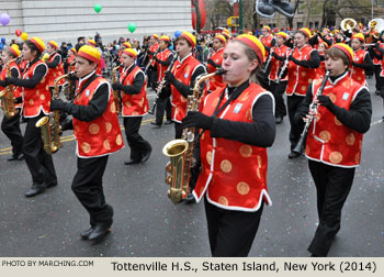 Tottenville H.S. Marching Band Staten Island New York 2014 Macy's Thanksgiving Day Parade Photo