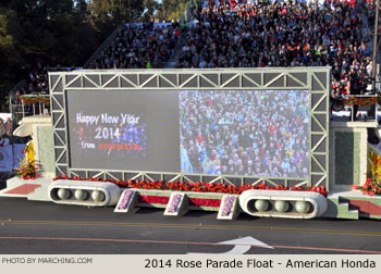 American Honda 2014 Rose Parade Float Picture