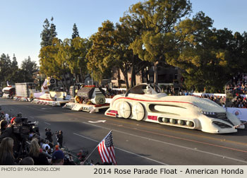 American Honda 2014 Rose Parade Float Picture